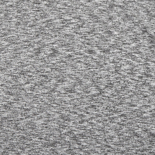 New Look Womens Grey  Polyester Basic T-Shirt Size S V-Neck - cut out shoulders