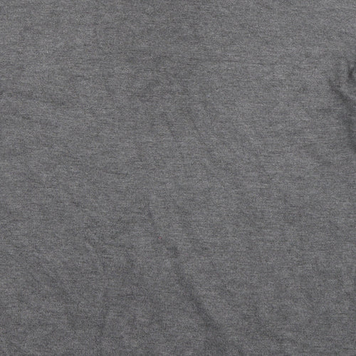F&F Womens Grey High Neck  Viscose Pullover Jumper Size 12