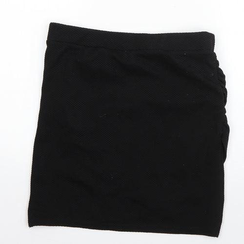 Divided Womens Black  Polyester A-Line Skirt Size M