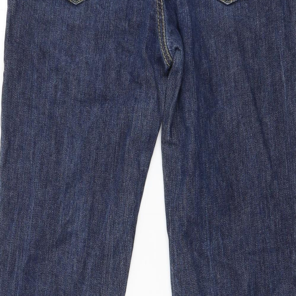 Miss Sixty Womens Blue  Cotton Bootcut Jeans Size 32 in L30 in Regular Button