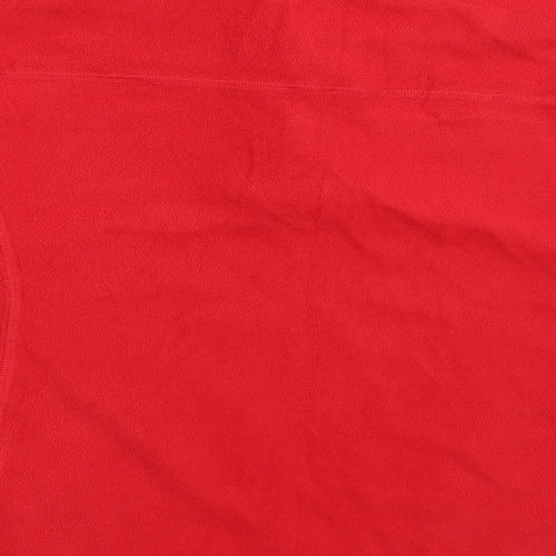 Columbia Mens Red  Polyester Pullover Sweatshirt Size M