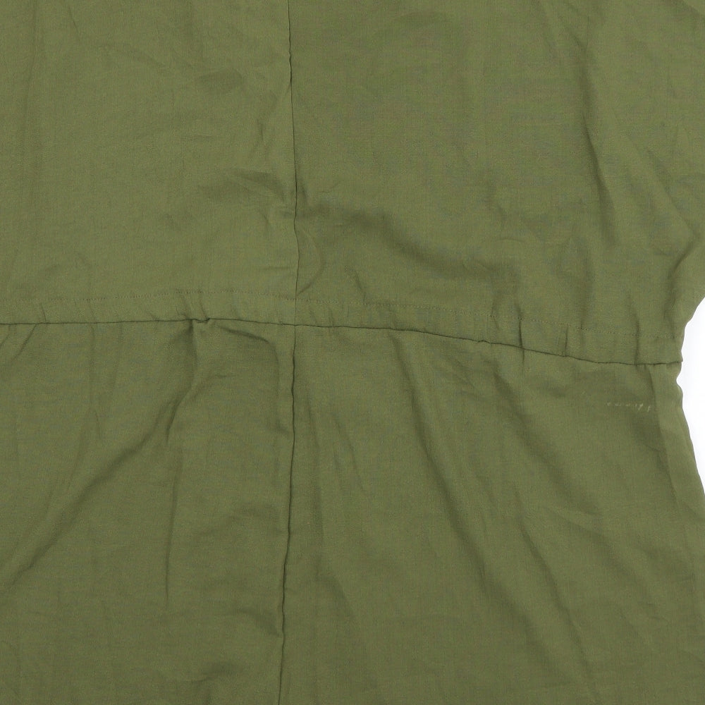 SheIn Womens Green  Polyester Shorts One-Piece Size 2XL L3 in Zip