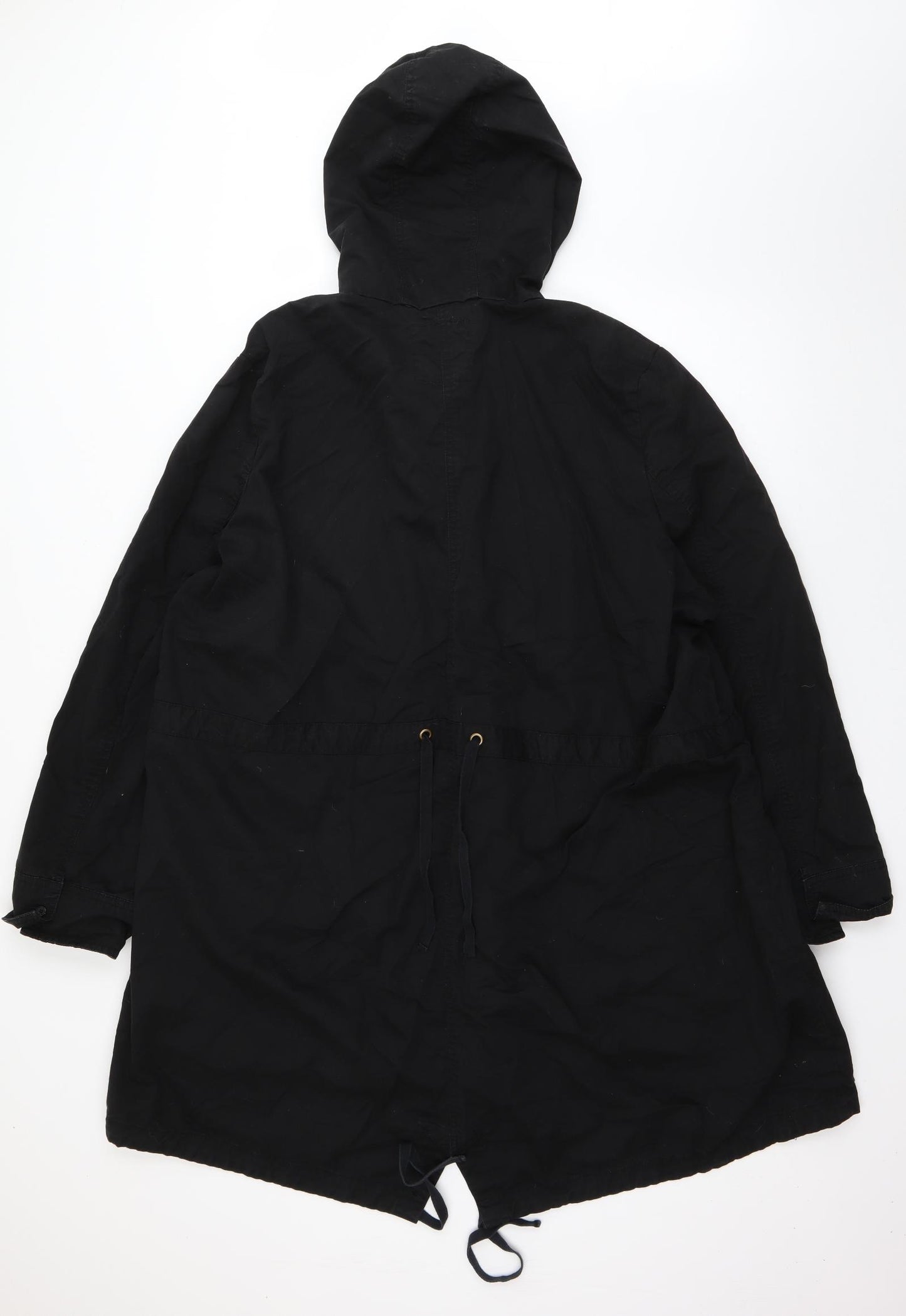La Redoute Womens Black   Parka Coat Size 20  Zip