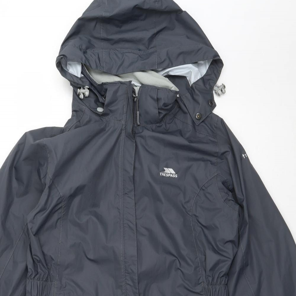 Trespass Womens Blue   Rain Coat Coat Size L  Zip