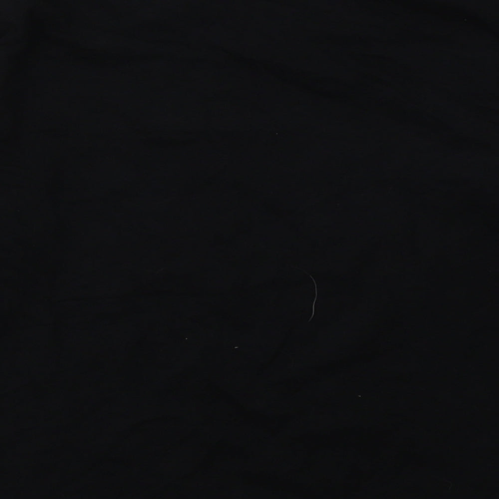 Preworn Boys Black  Cotton Basic Casual Size 7-8 Years Crew Neck Pullover - Star Wars