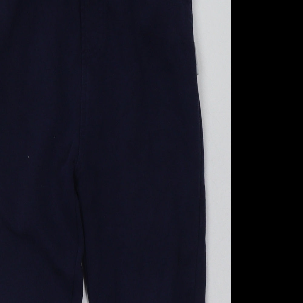 George Boys Blue  Cotton Jogger Trousers Size 4-5 Years  Regular Tie