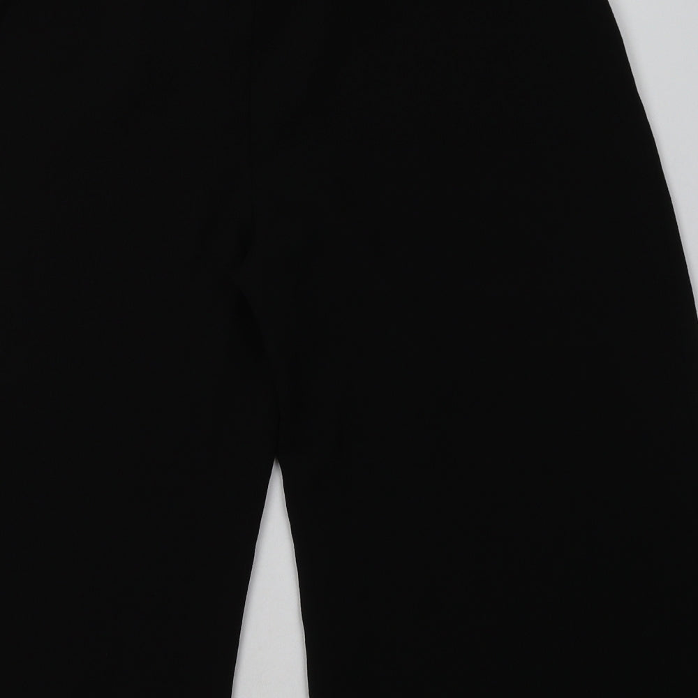 Boohoo Womens Black  Polyester Bermuda Shorts Size 12 L20 in Regular  - wide leg