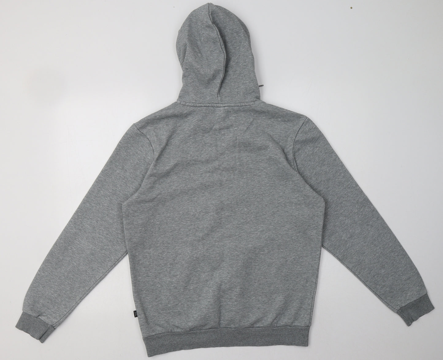 PUMA Mens Grey  Cotton Pullover Hoodie Size S