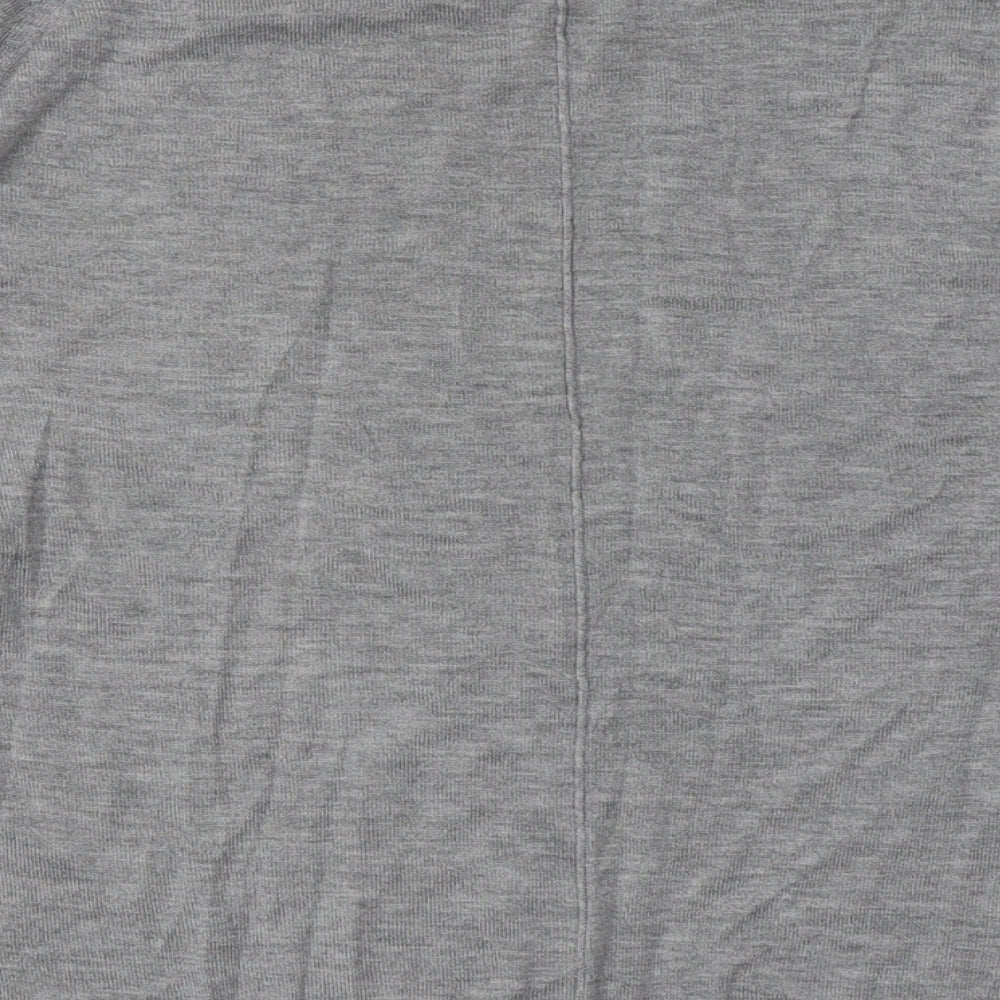 Zara Womens Grey  Viscose Pullover Sweatshirt Size M  Pullover