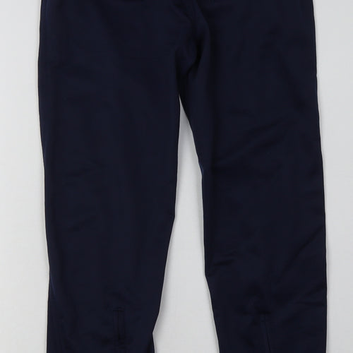 Givova Mens Blue  Polyester Jogger Trousers Size XS L28 in Regular