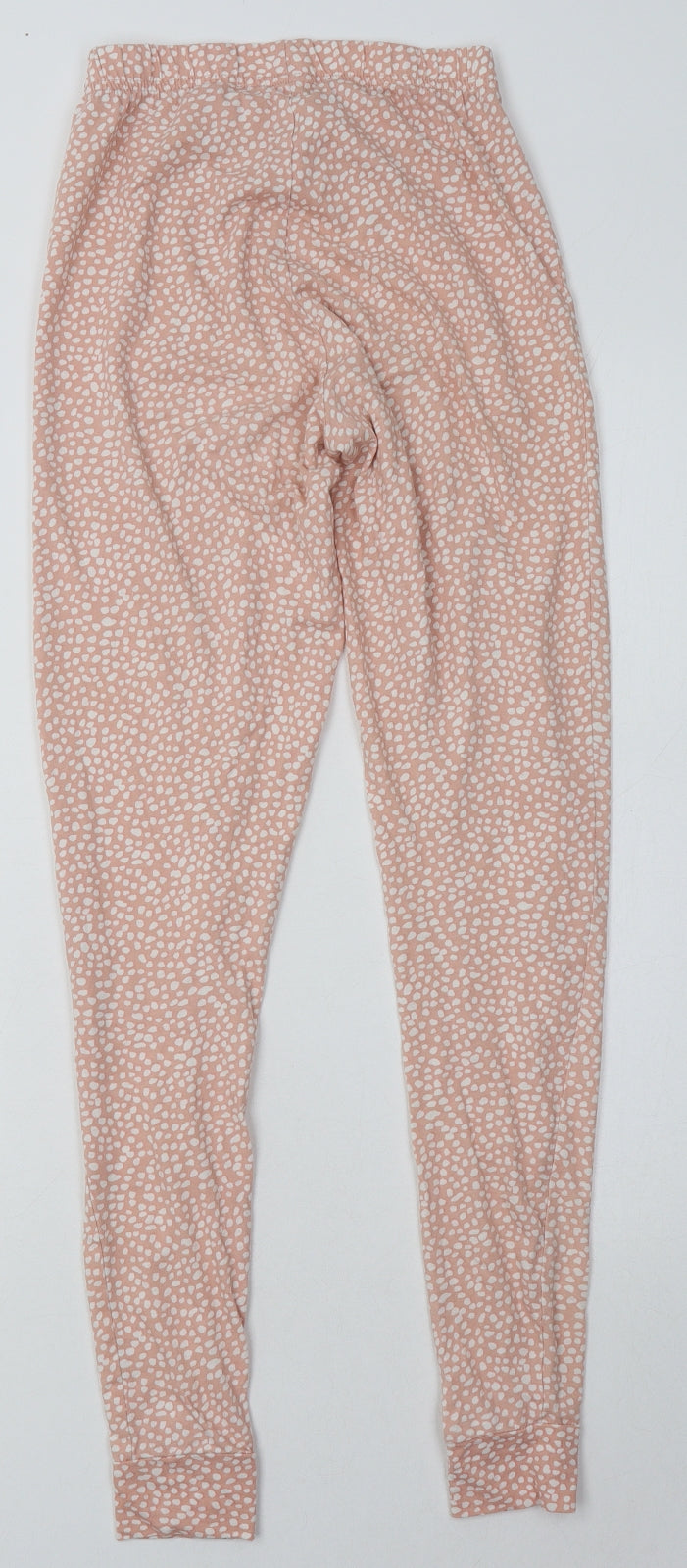 George Womens Pink Polka Dot Cotton Cami Pyjama Pants Size 4