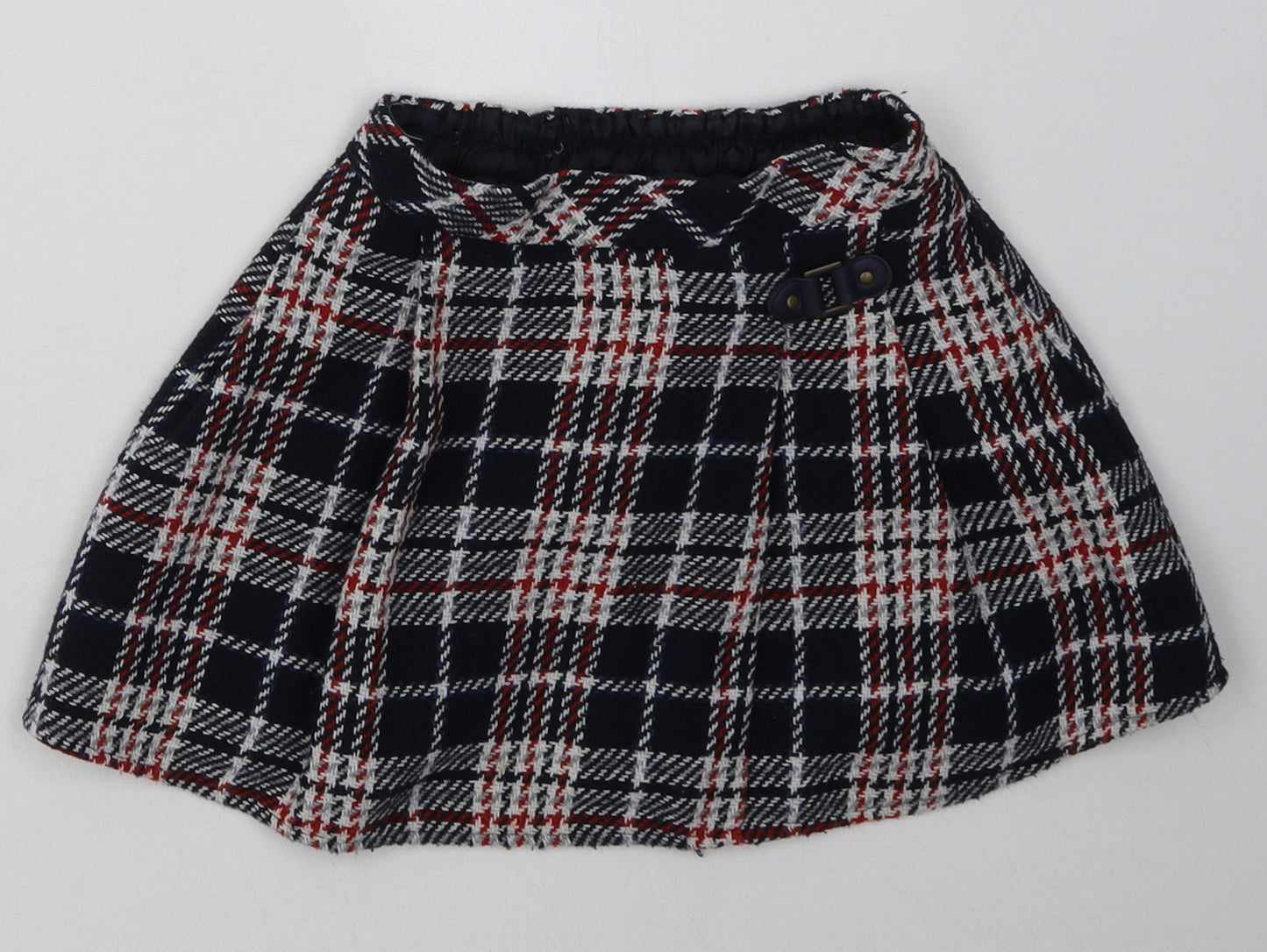 Nutmeg Girls Red Check Acrylic A-Line Skirt Size 2-3 Years  Regular