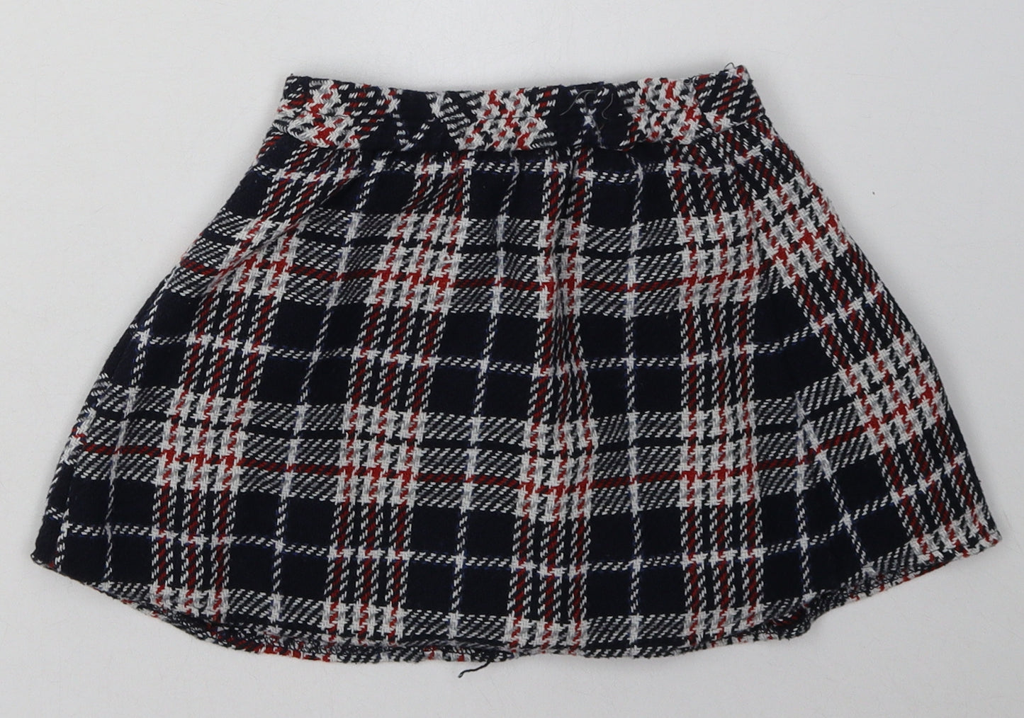 Nutmeg Girls Red Check Acrylic A-Line Skirt Size 2-3 Years  Regular