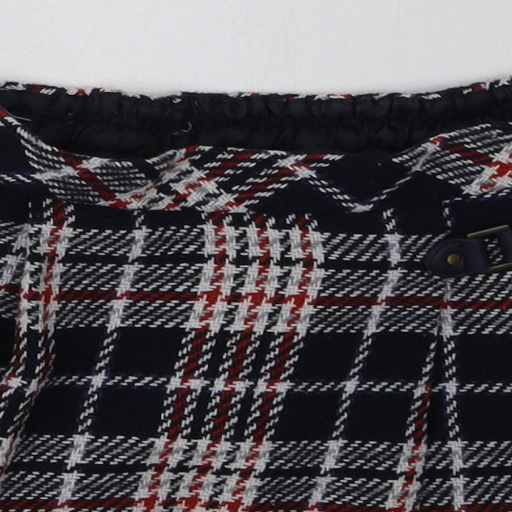 Nutmeg Girls Red Check Acrylic A-Line Skirt Size 2-3 Years  Regular