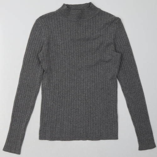 Primark Womens Grey  Viscose Pullover Sweatshirt Size L  Pullover