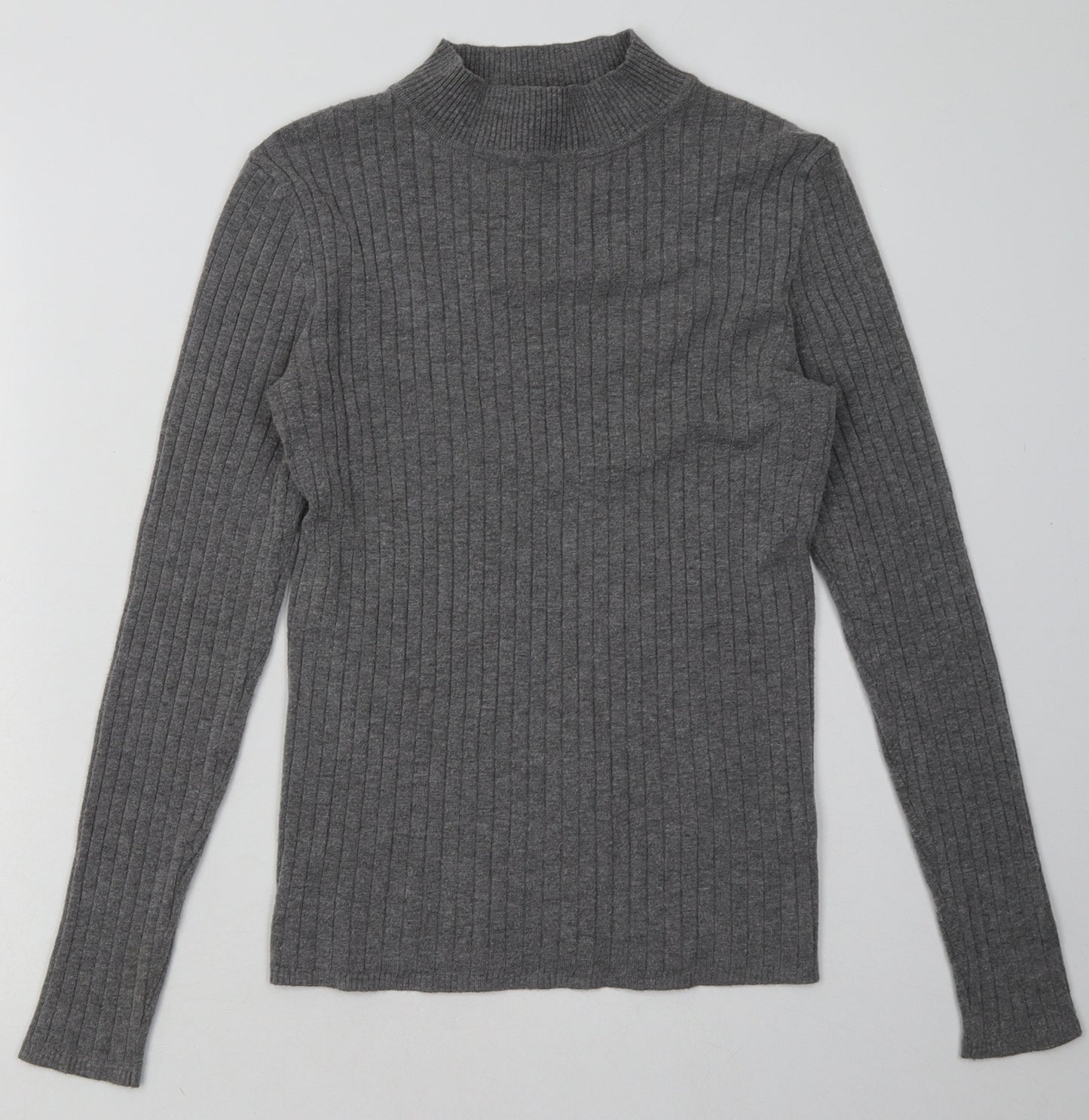 Primark Womens Grey  Viscose Pullover Sweatshirt Size L  Pullover