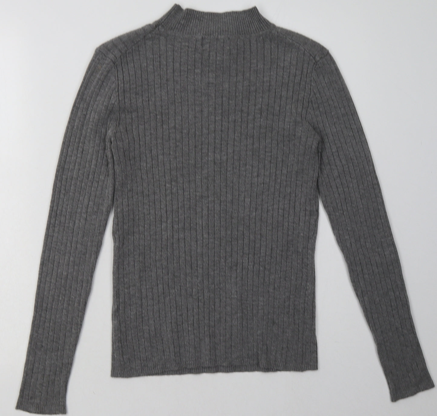 Primark Womens Grey  Viscose Pullover Sweatshirt Size L  Pullover