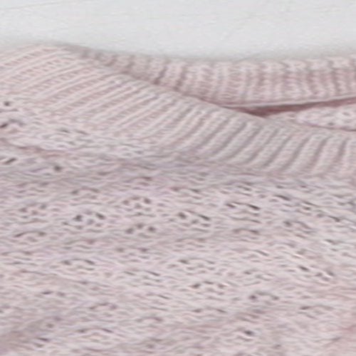George Girls Pink  Cotton Cardigan Jumper Size 0-3 Months  Button