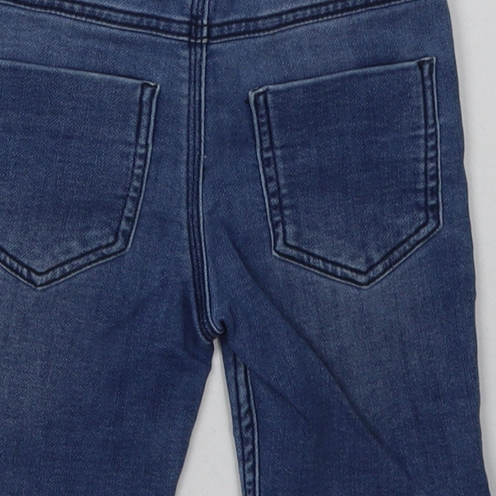 NEXT Boys Blue  Cotton Bermuda Shorts Size 5 Years  Regular Tie