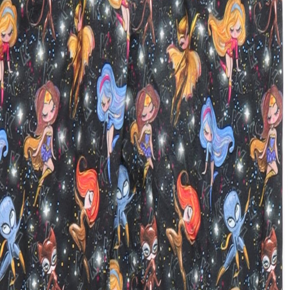 Kukubird Womens Black  Polyester Carrot Leggings Size S L27 in