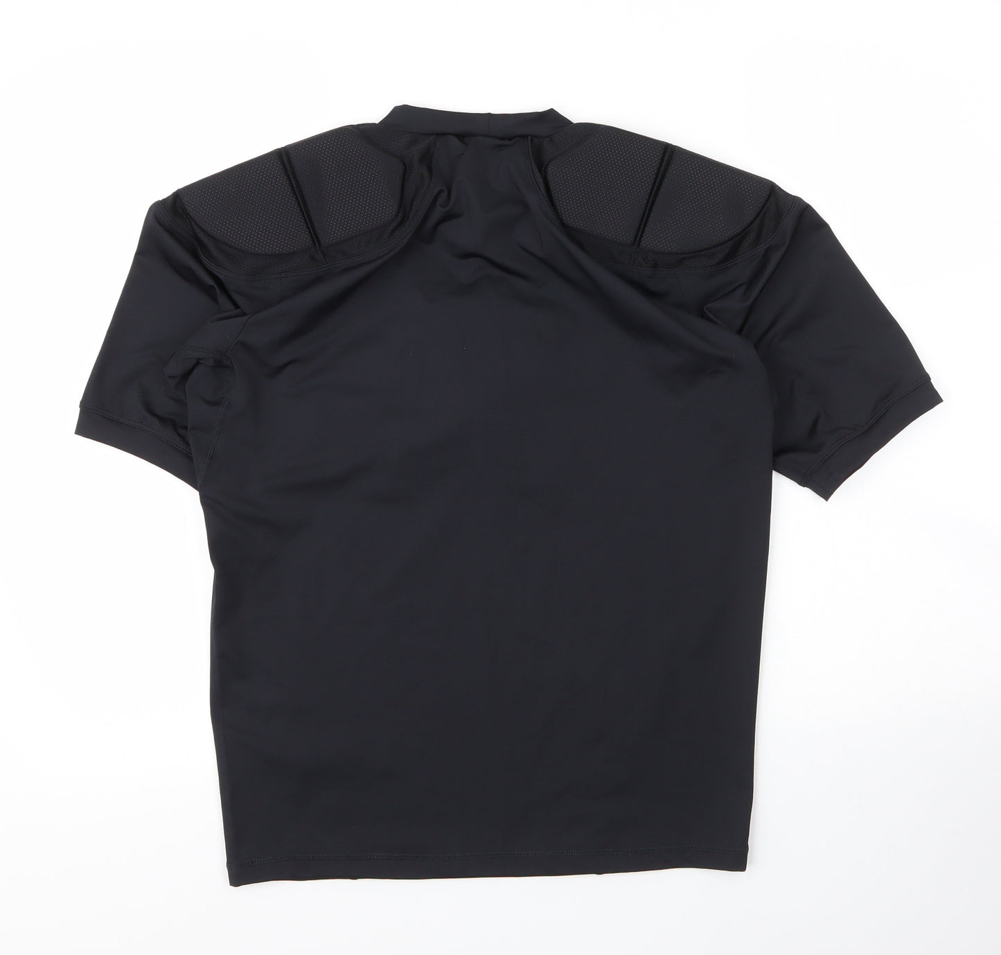 Canterbury Mens Black  Polyester  T-Shirt Size M Round Neck