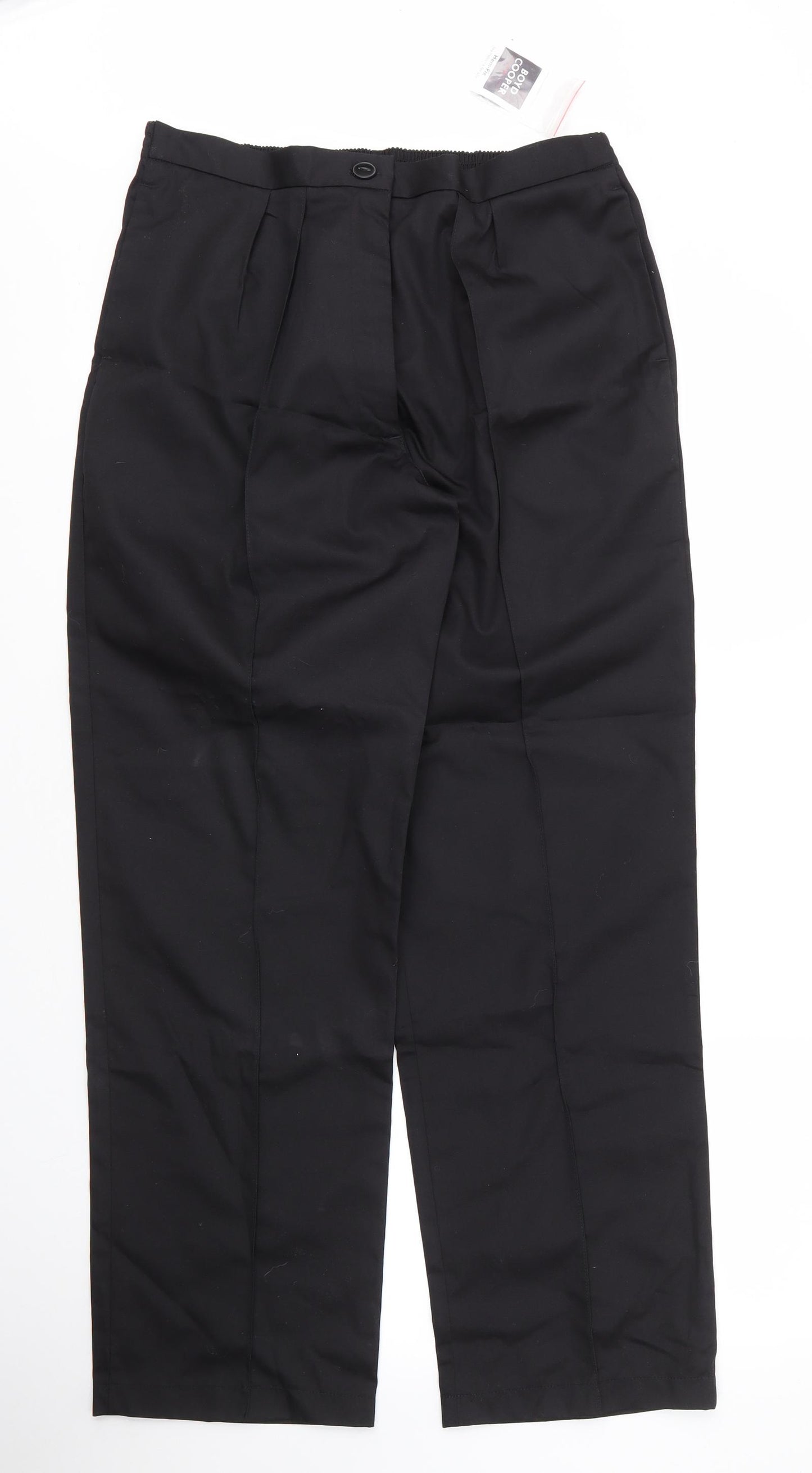 Boyd Cooper Womens Black  Cotton Carpenter Trousers Size 16 L29 in Regular