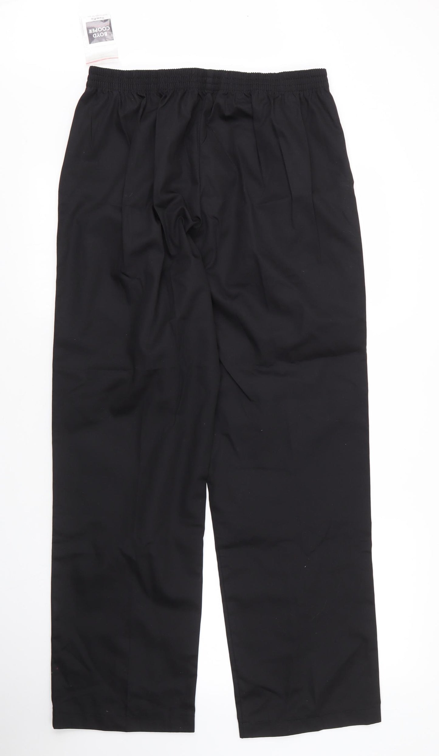 Boyd Cooper Womens Black  Cotton Carpenter Trousers Size 16 L29 in Regular