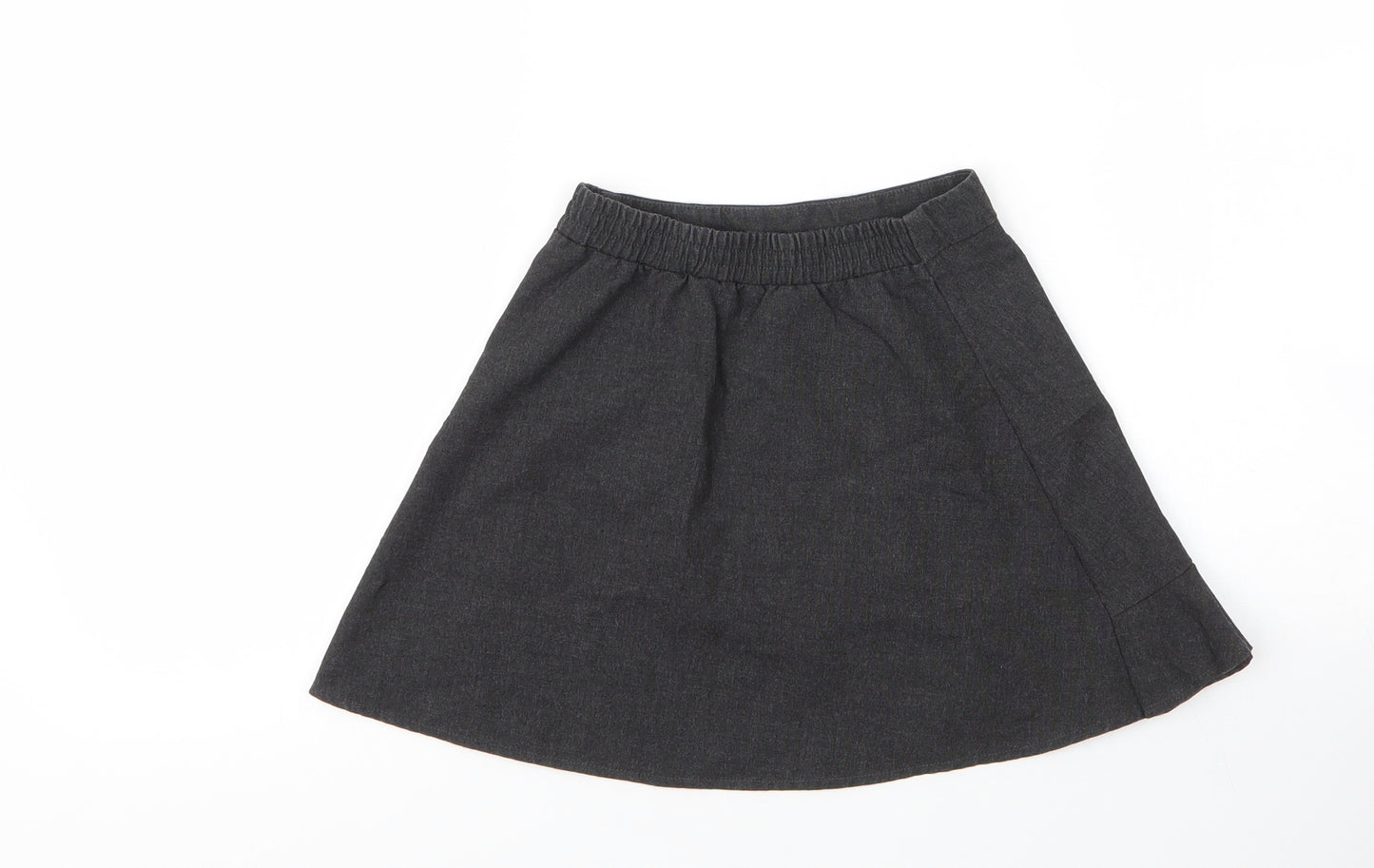 George Girls Grey  Viscose A-Line Skirt Size 4 Years  Regular