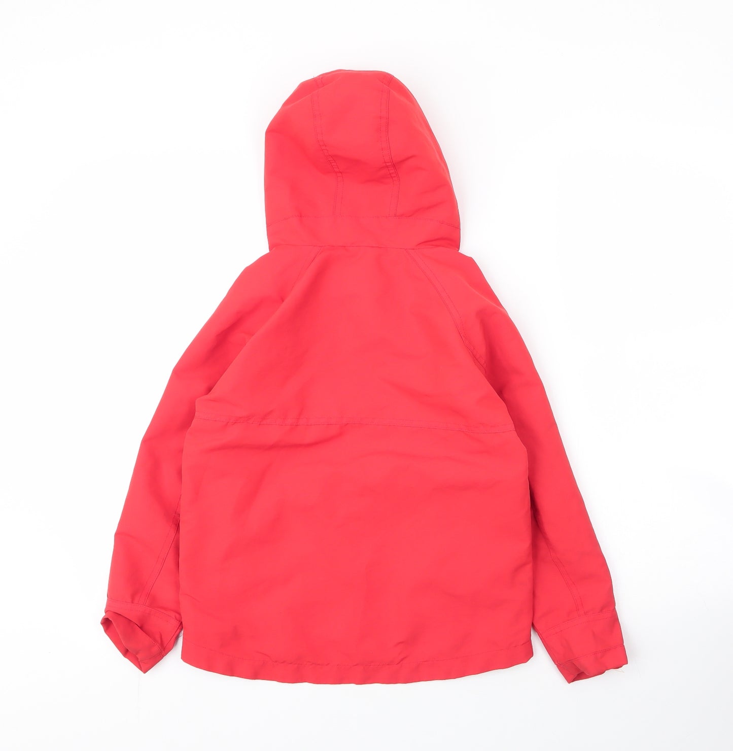 NEXT Boys Red   Parka Coat Size 7 Years  Zip