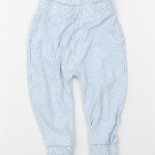 George Boys Blue  Cotton Capri Leggings Size 6-9 Months