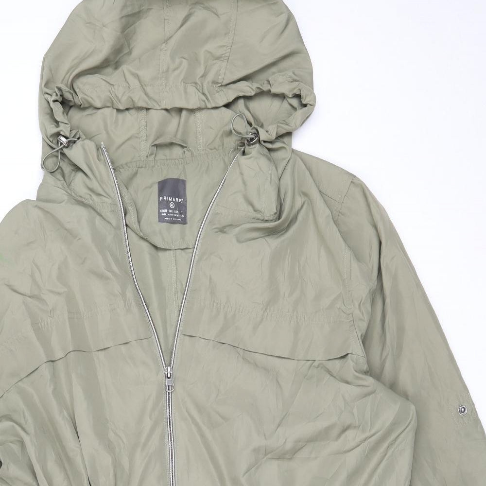 Primark Womens Green   Rain Coat Coat Size XL