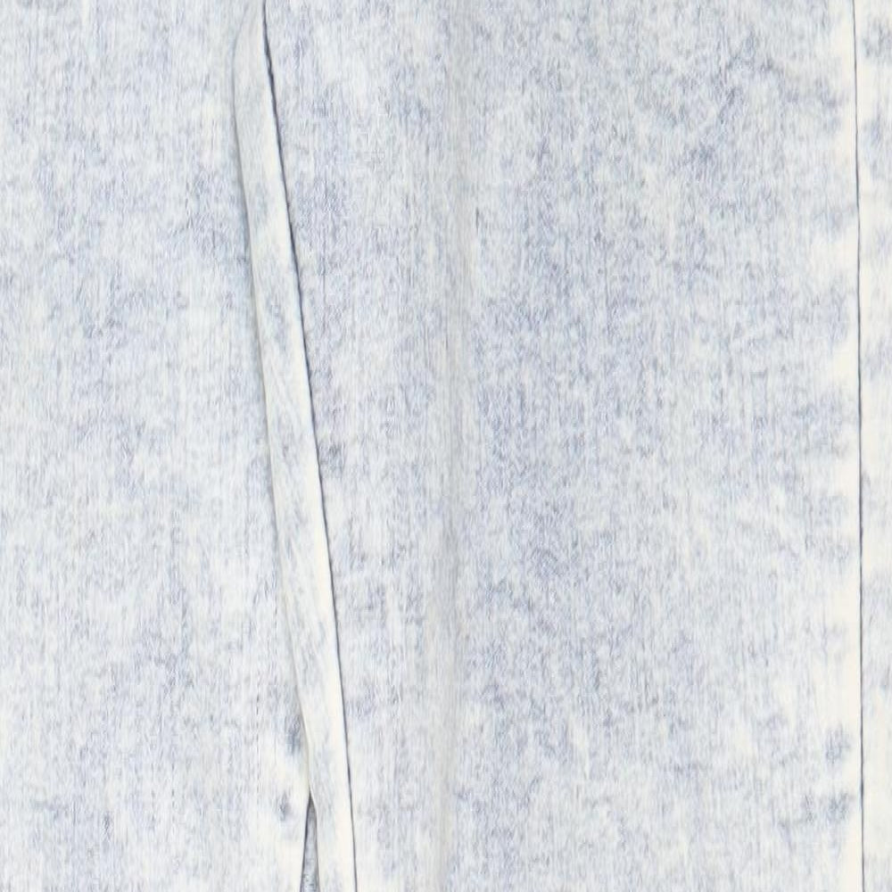 Primark Womens Blue  Cotton Skinny Jeans Size 10 L29.5 in Regular
