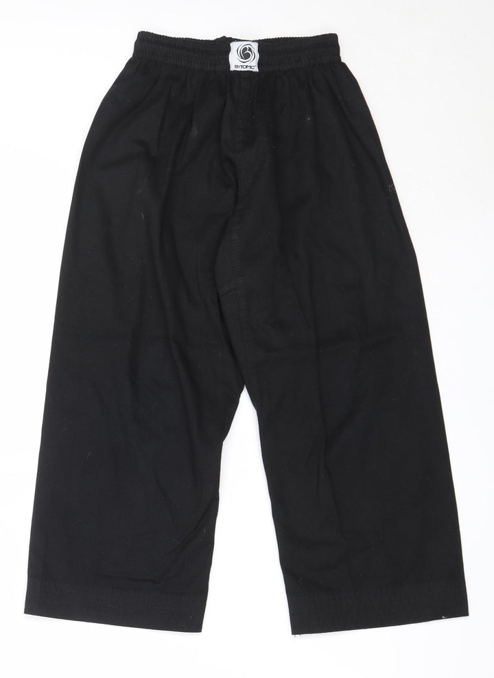 Bytomic Boys Black  Polyester Sweatpants Trousers Size 9 Months  Regular