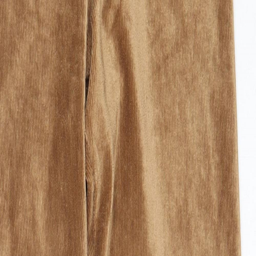 Pep&Co Womens Beige  Polyester Capri Leggings Size 8 L29 in