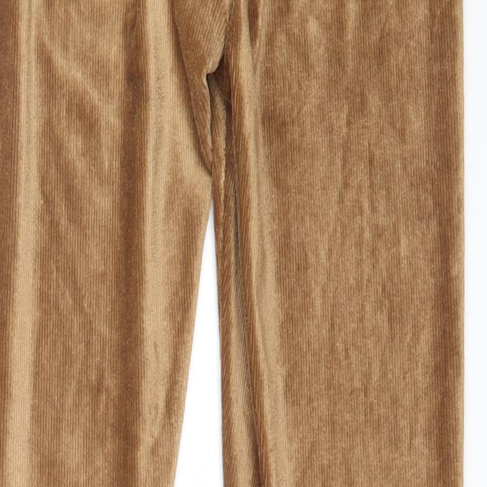Pep&Co Womens Beige  Polyester Capri Leggings Size 8 L29 in