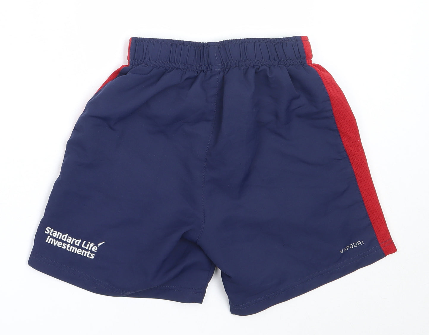 Canterbury Boys Blue  Polyester Sweat Shorts Size 10 Years  Regular