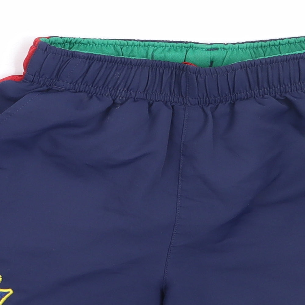 Canterbury Boys Blue  Polyester Sweat Shorts Size 10 Years  Regular