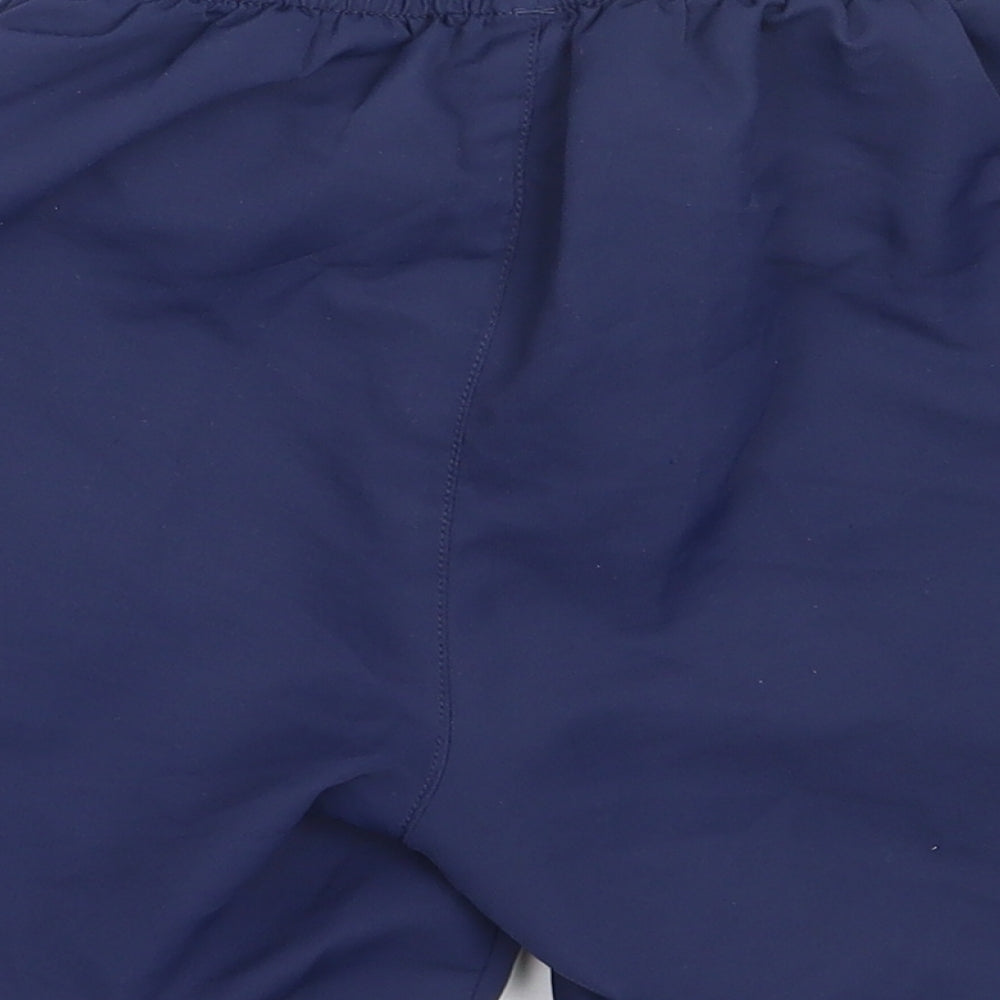 Canterbury Boys Blue  Polyester Sweat Shorts Size 10 Years  Regular
