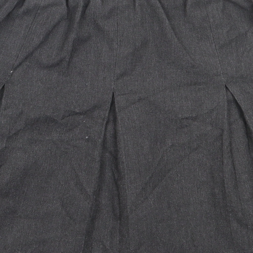 George Girls Grey  Polyester Flare Skirt Size 6-7 Years  Regular  - school