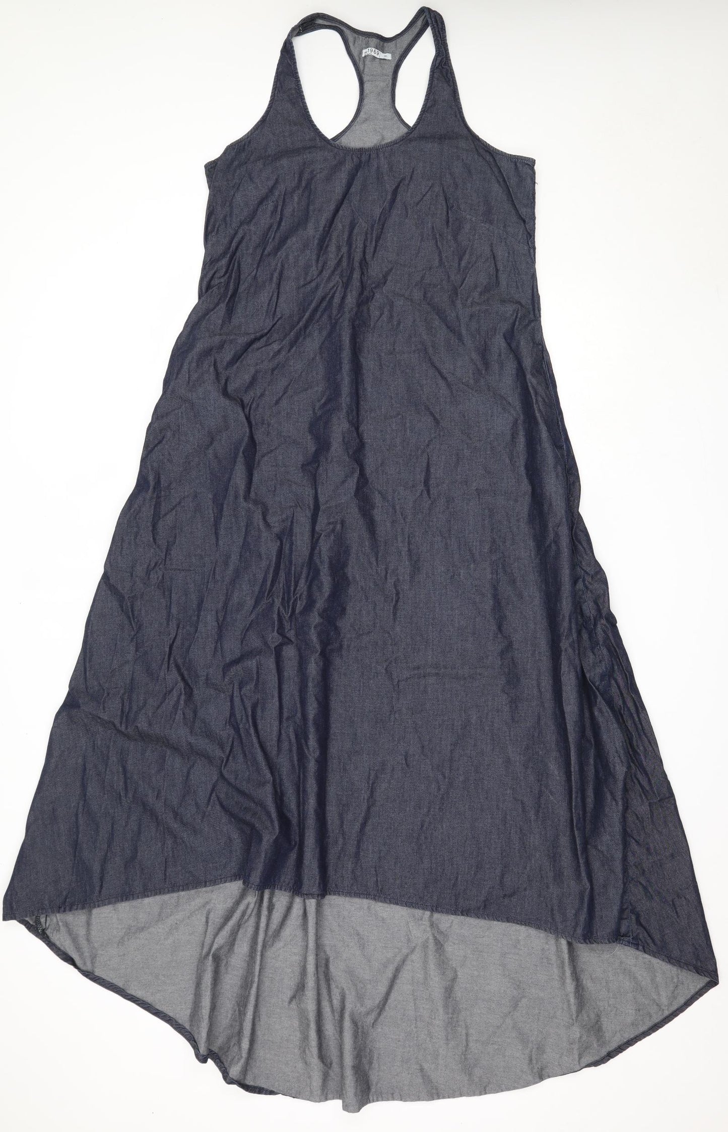 Gap Womens Blue  Cotton Trapeze & Swing  Size M  Round Neck
