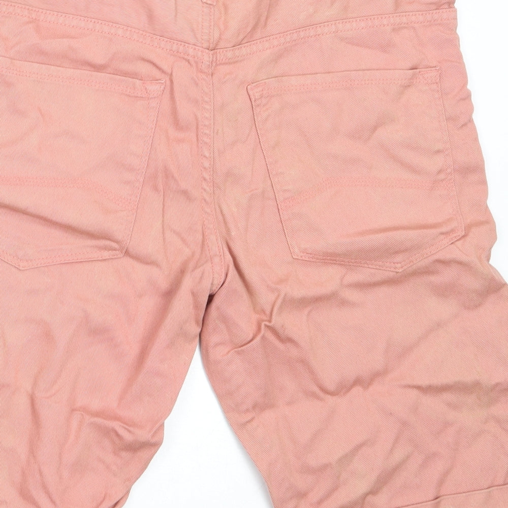 Primark Mens Pink  Cotton Bermuda Shorts Size 34 in  Regular
