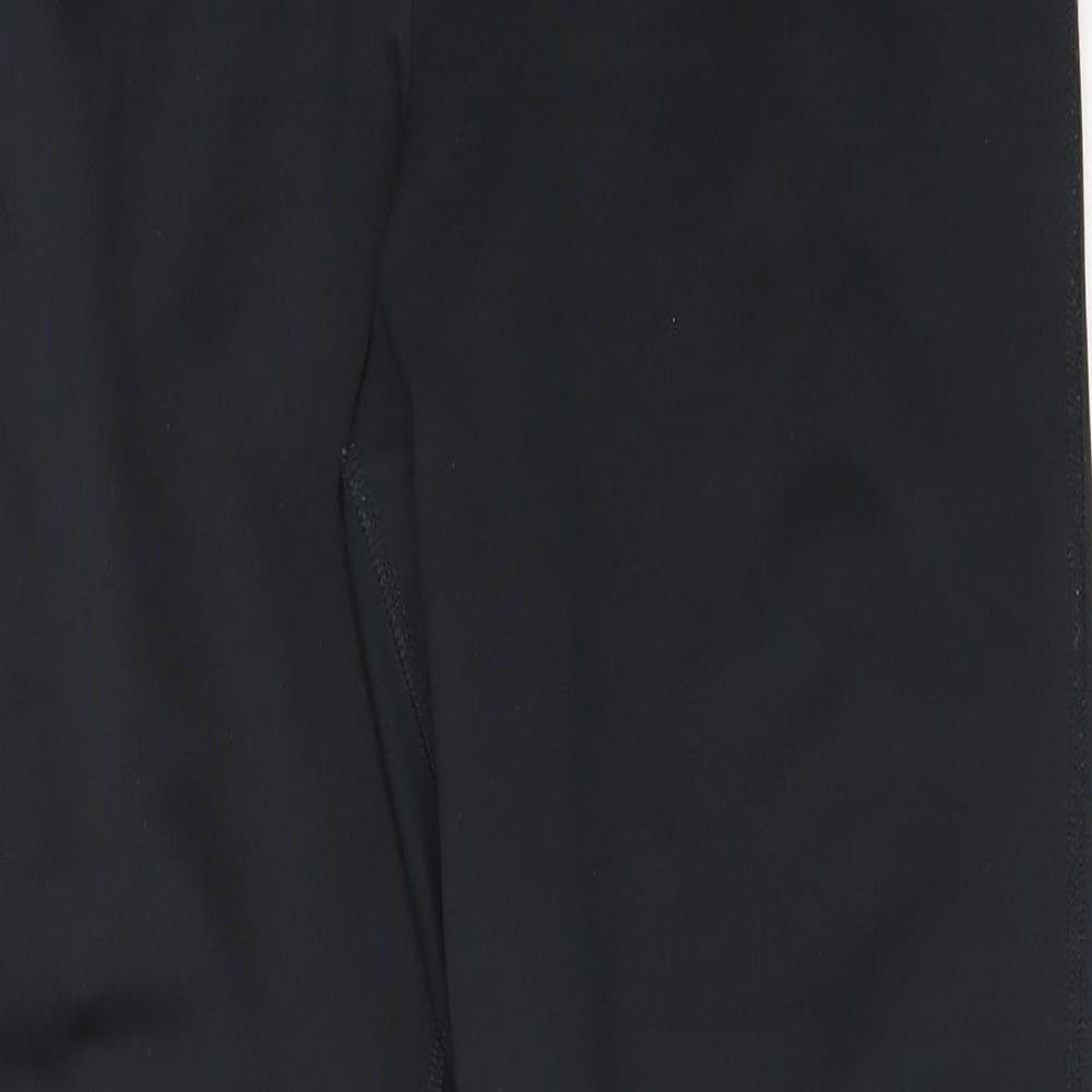 F&F Womens Black  Polyester Capri Leggings Size 16 L28 in Regular