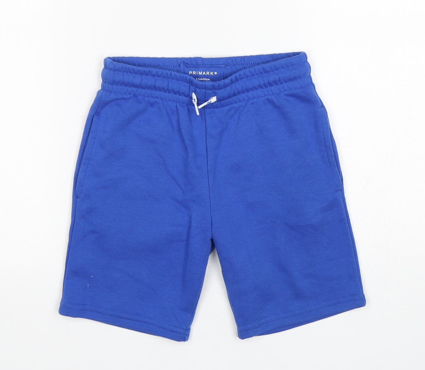 Primark Boys Blue  Cotton Sweat Shorts Size 6-7 Years  Regular