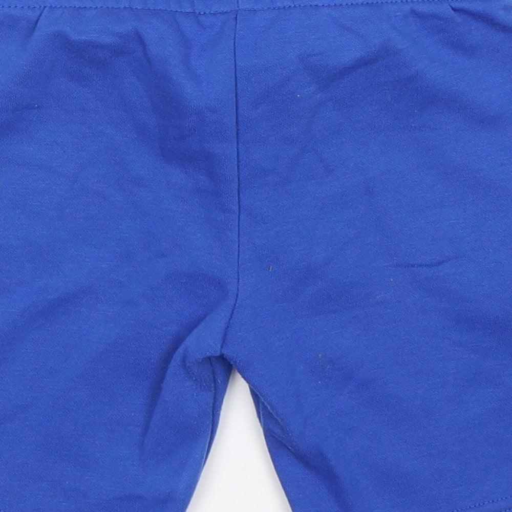 Primark Boys Blue  Cotton Sweat Shorts Size 6-7 Years  Regular