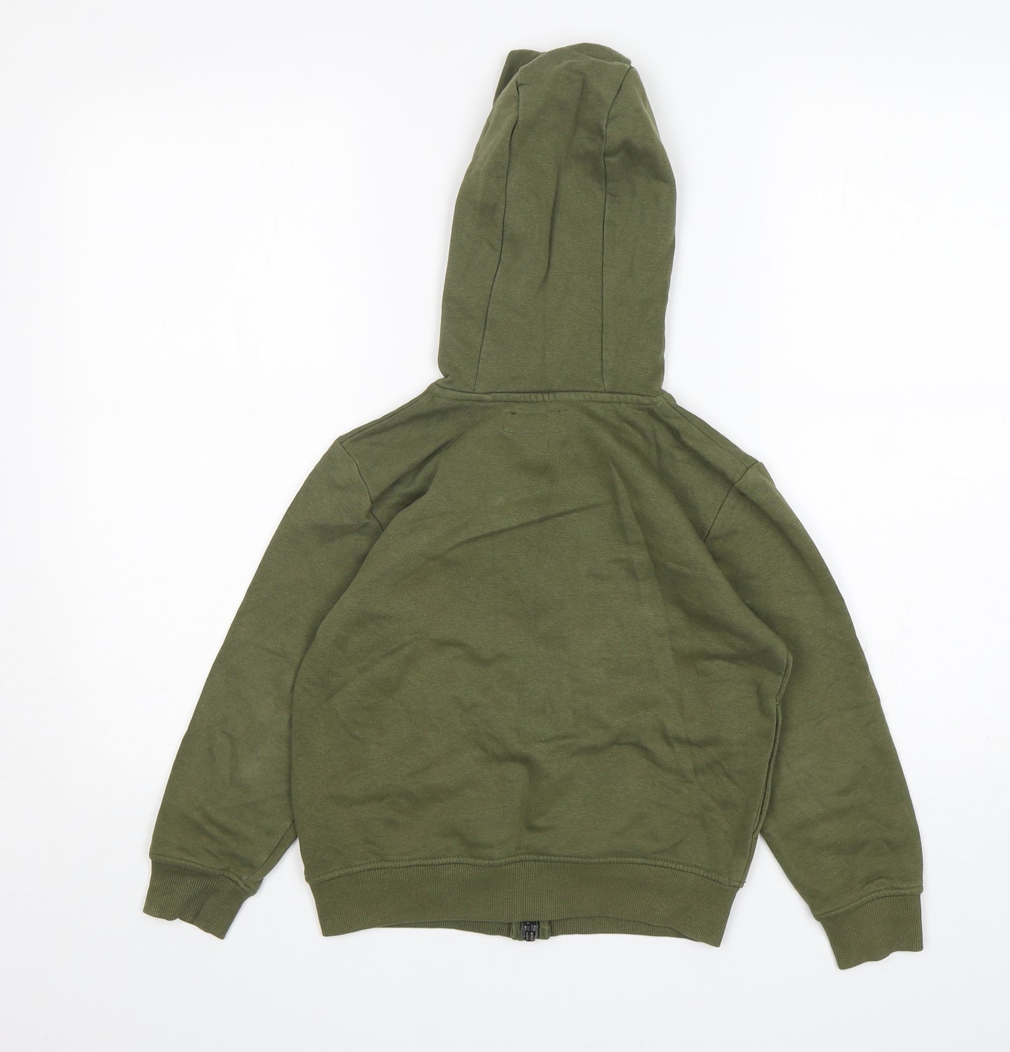 NEXT Boys Green  Cotton Full Zip Hoodie Size 6-7 Years