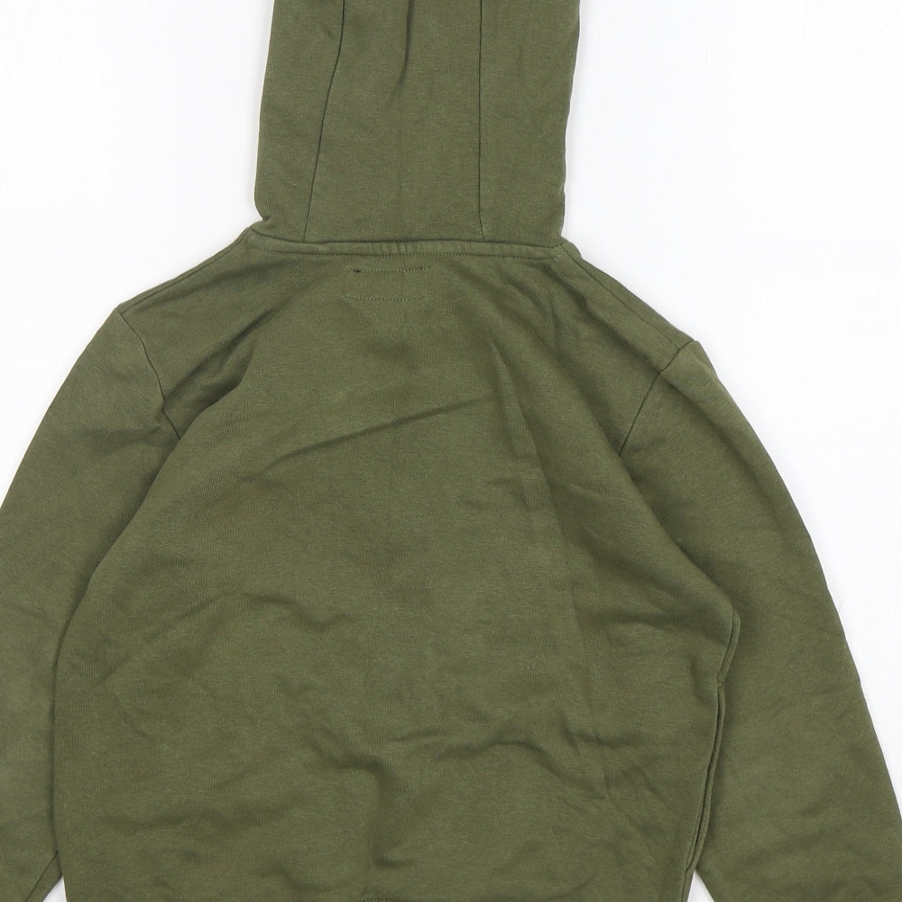 NEXT Boys Green  Cotton Full Zip Hoodie Size 6-7 Years