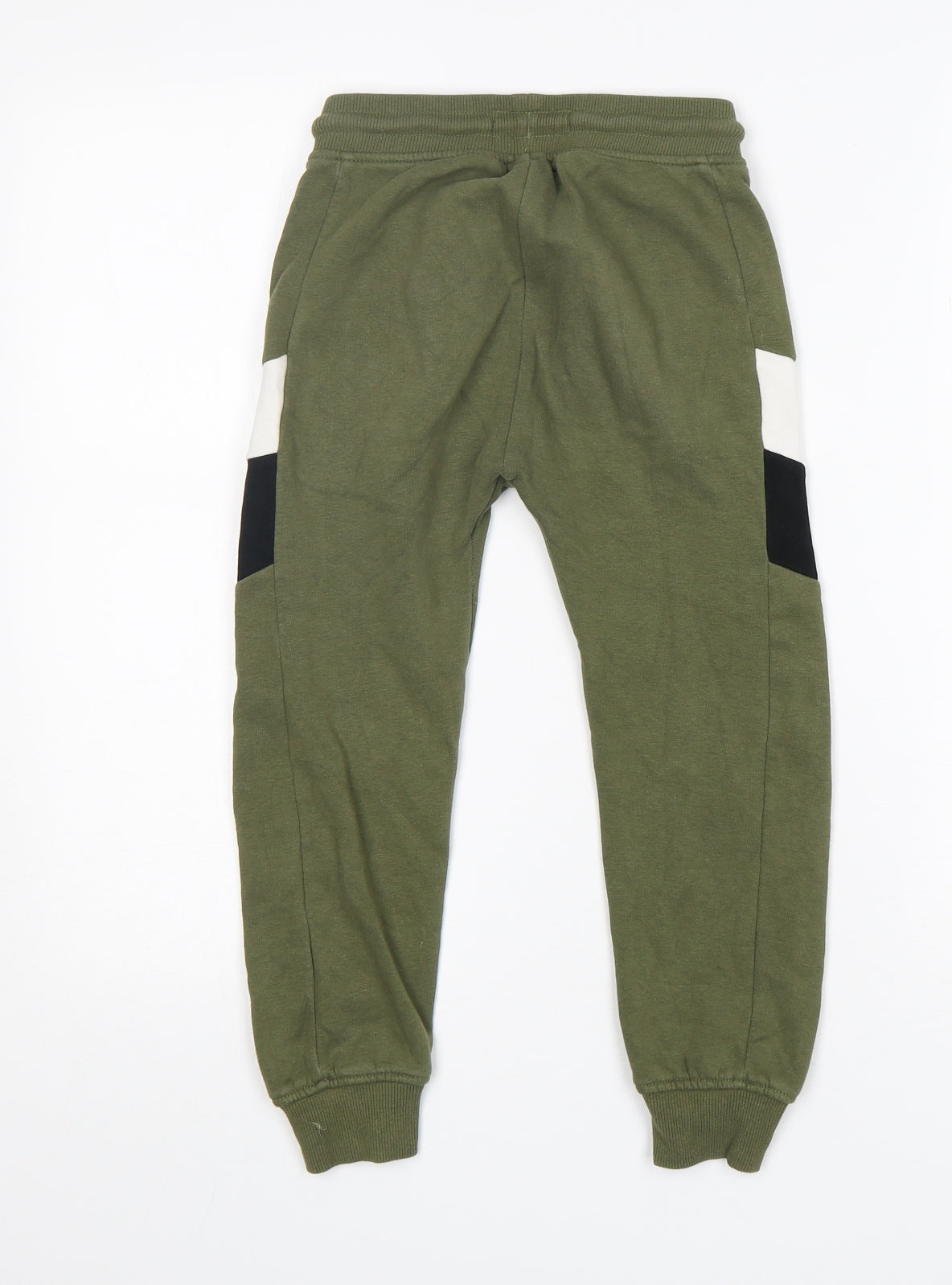 NEXT Boys Green  Cotton Sweatpants Trousers Size 6-7 Years  Regular