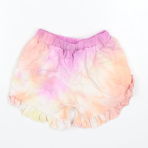 Shein  Girls Multicoloured  Viscose Sweat Shorts Size 7 Years  Regular