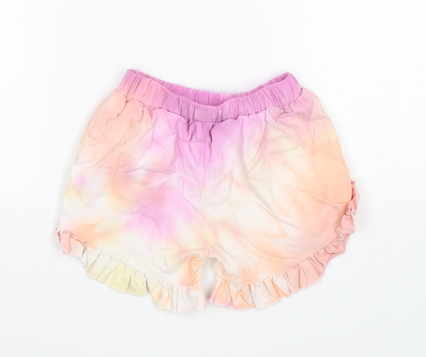 Shein  Girls Multicoloured  Viscose Sweat Shorts Size 7 Years  Regular