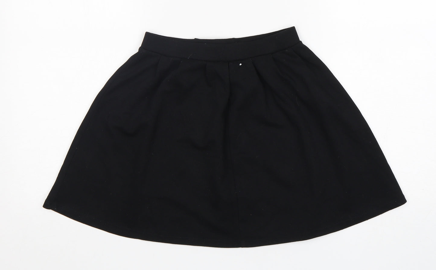 George Girls Black  Polyester A-Line Skirt Size 7-8 Years  Regular